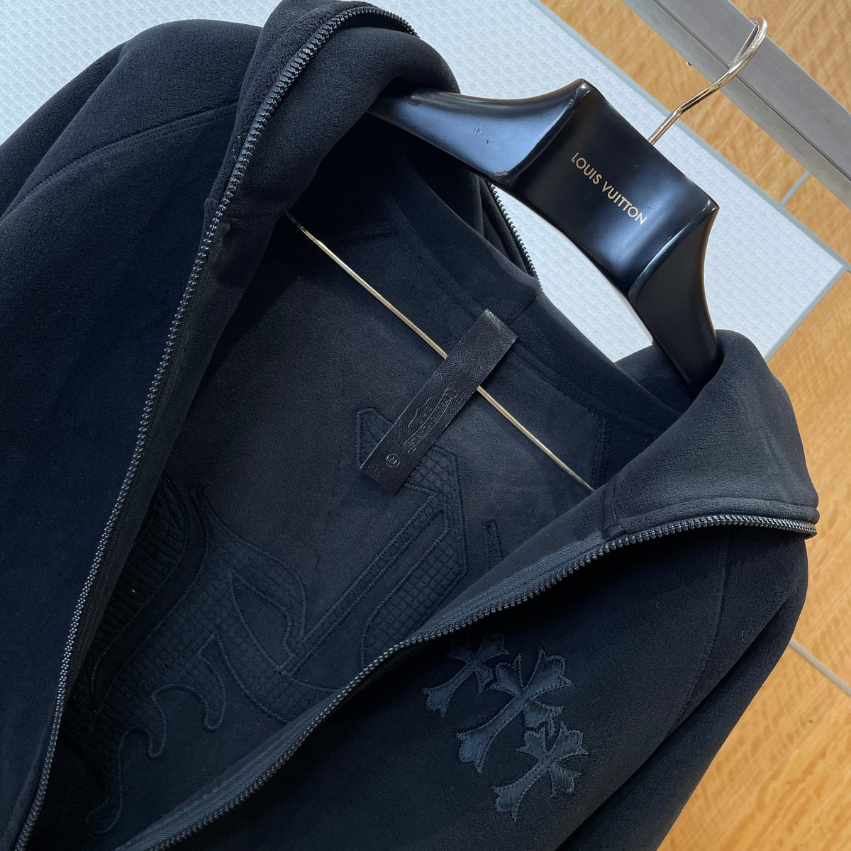 CHROME H HOODED JACKET
