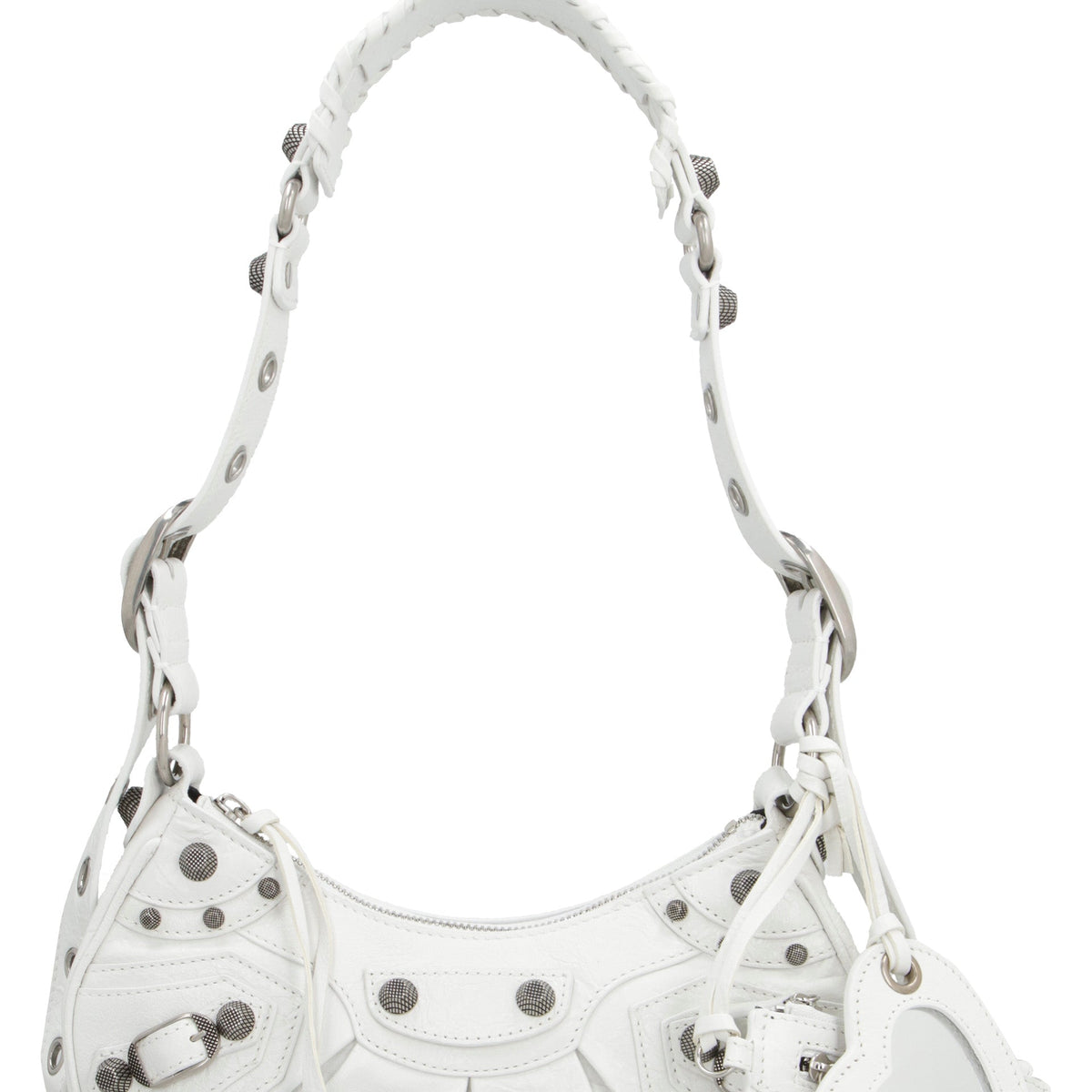BALENCIAGA Mini Leather Shoulder Handbag