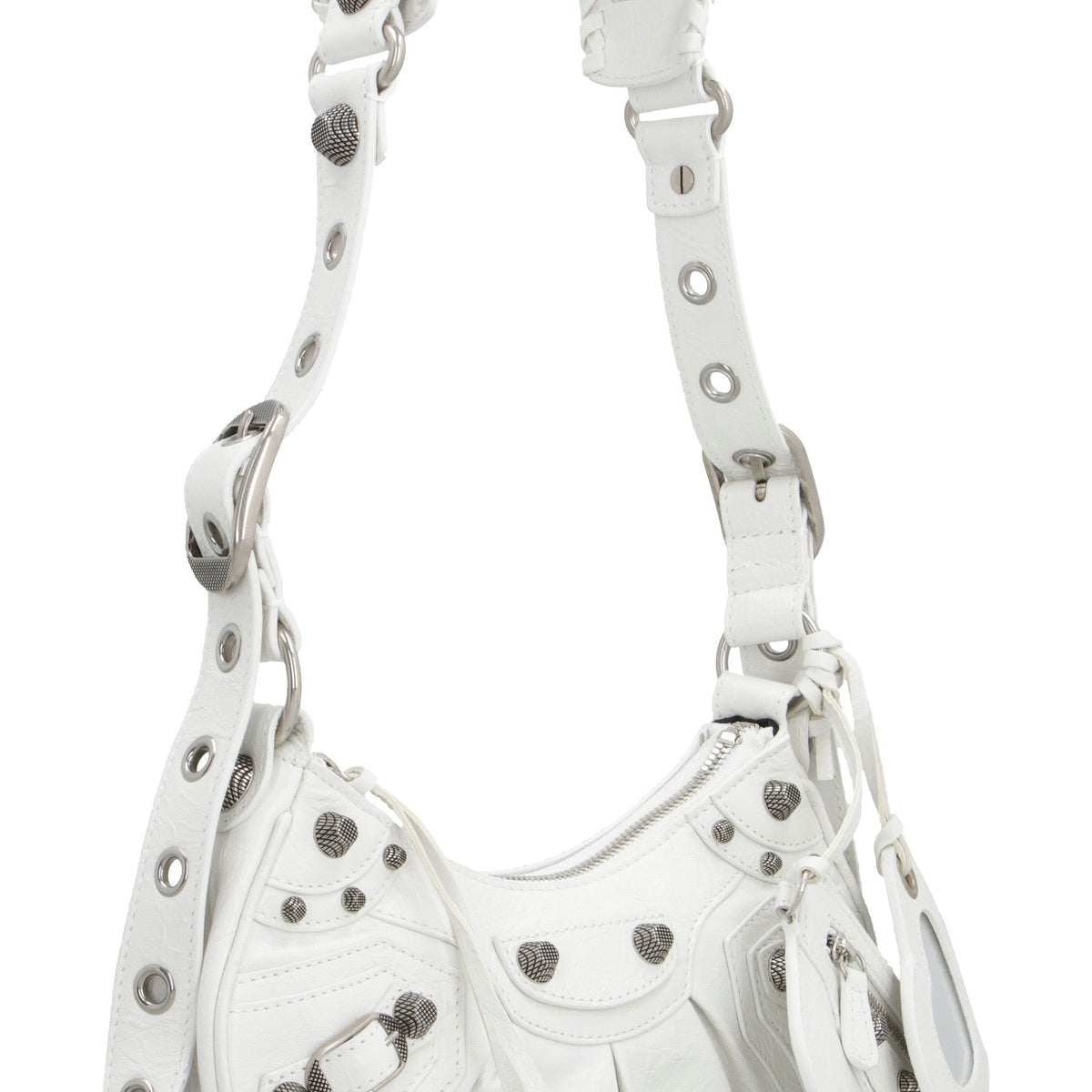 BALENCIAGA Mini Leather Shoulder Handbag