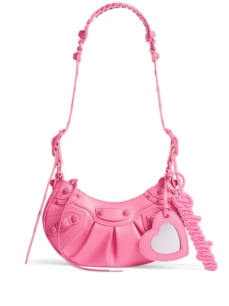 BALENCIAGA Mini Leather Shoulder Handbag