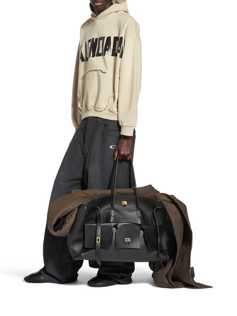 Balenciaga Men Hoodie With Ripped Pocket
