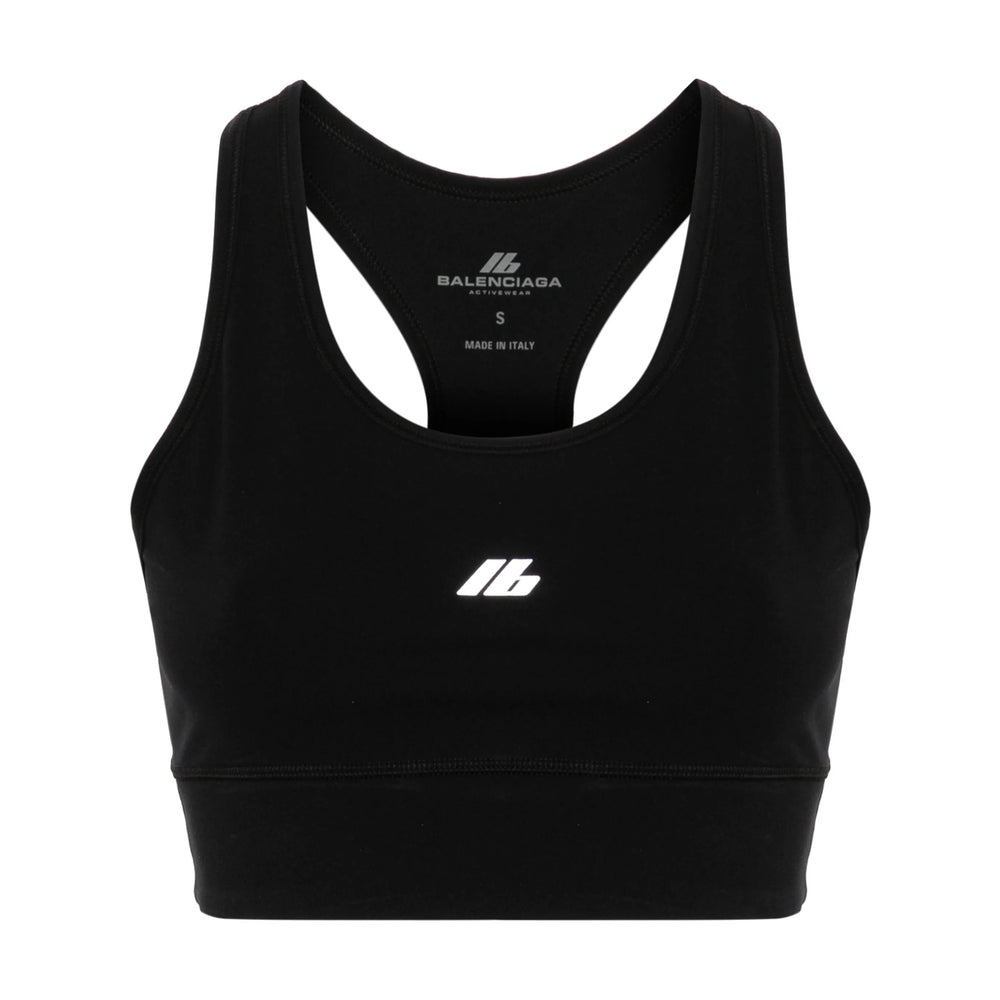 Balenciaga Black Performance Tops - Compression Tops Women