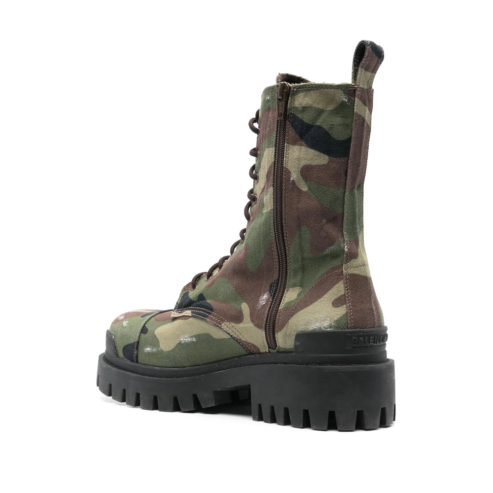 Balenciaga Green Boots Men