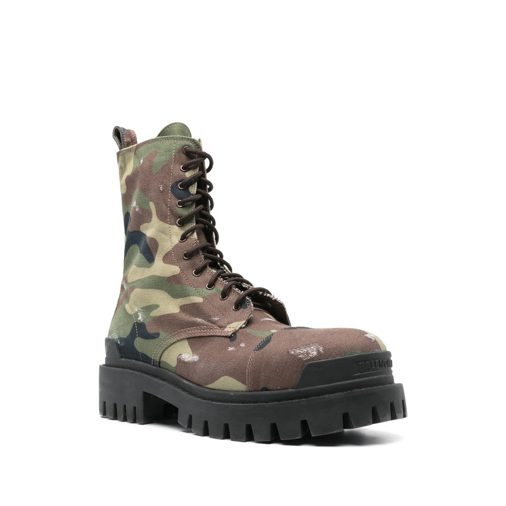 Balenciaga Green Boots Men