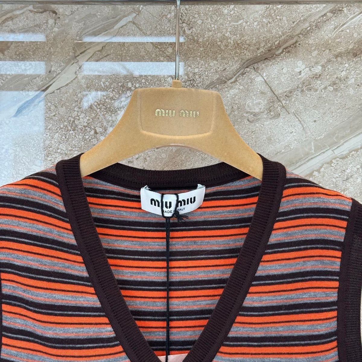 MIU M KNITTED VEST