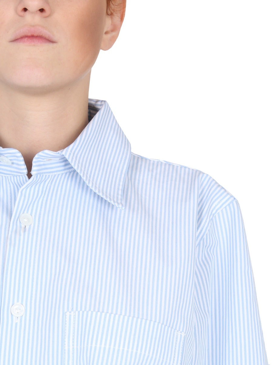 Bottega Veneta Women Shirt With Curved Back