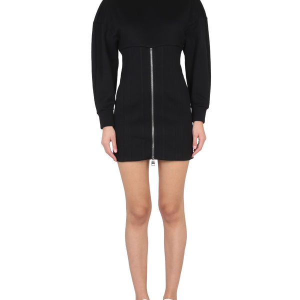 Alexander Mcqueen Women Mini Dress With Cocoon Sleeves