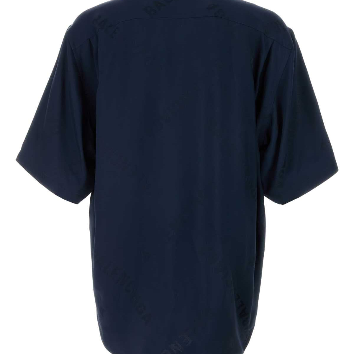 BALENCIAGA Oversized Mini Viscose Shirt for Men