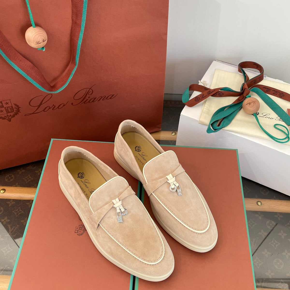 LORO P SUMMER CHARMS LOAFERS