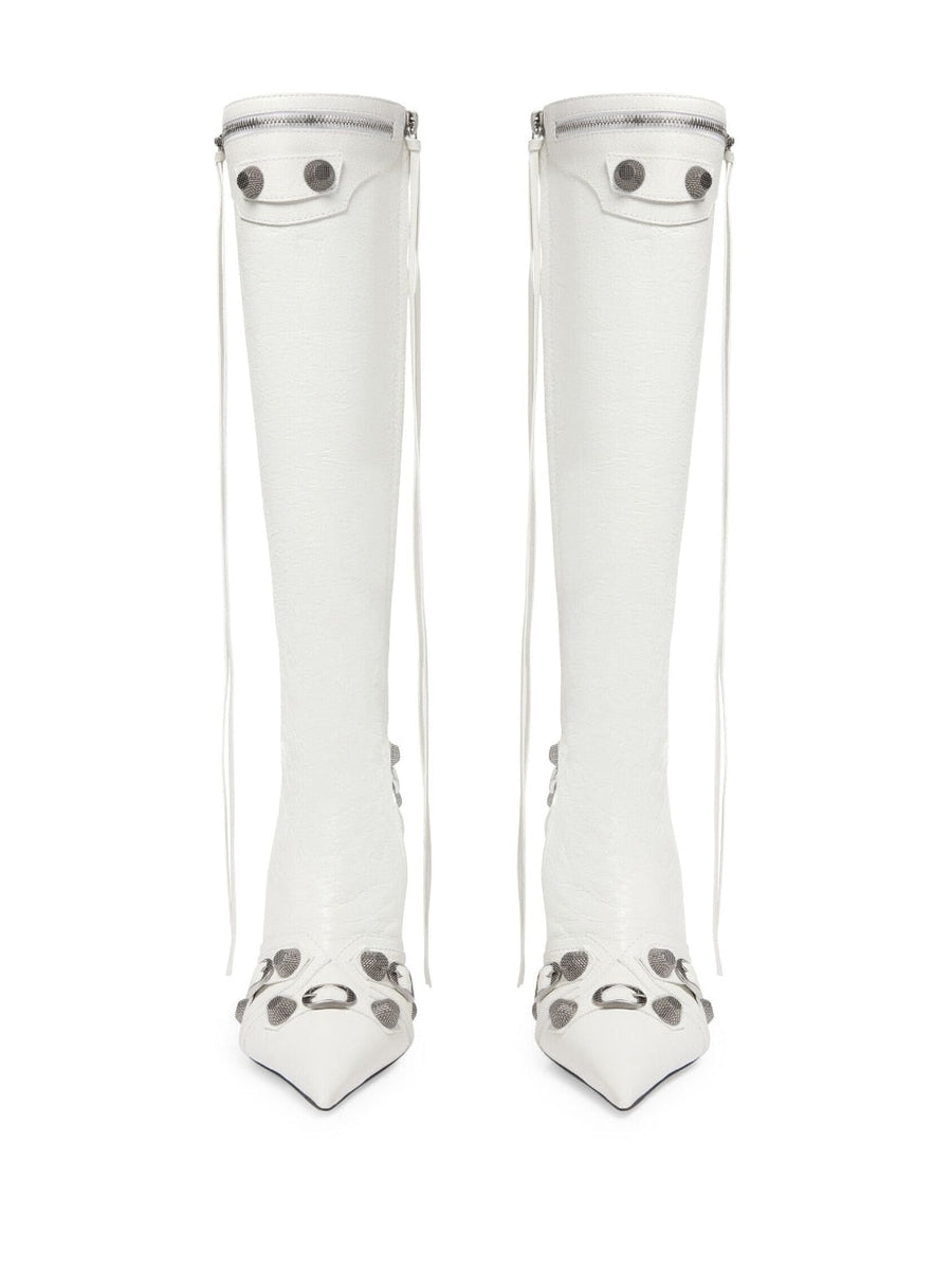 BALENCIAGA Knee-High Leather Boots