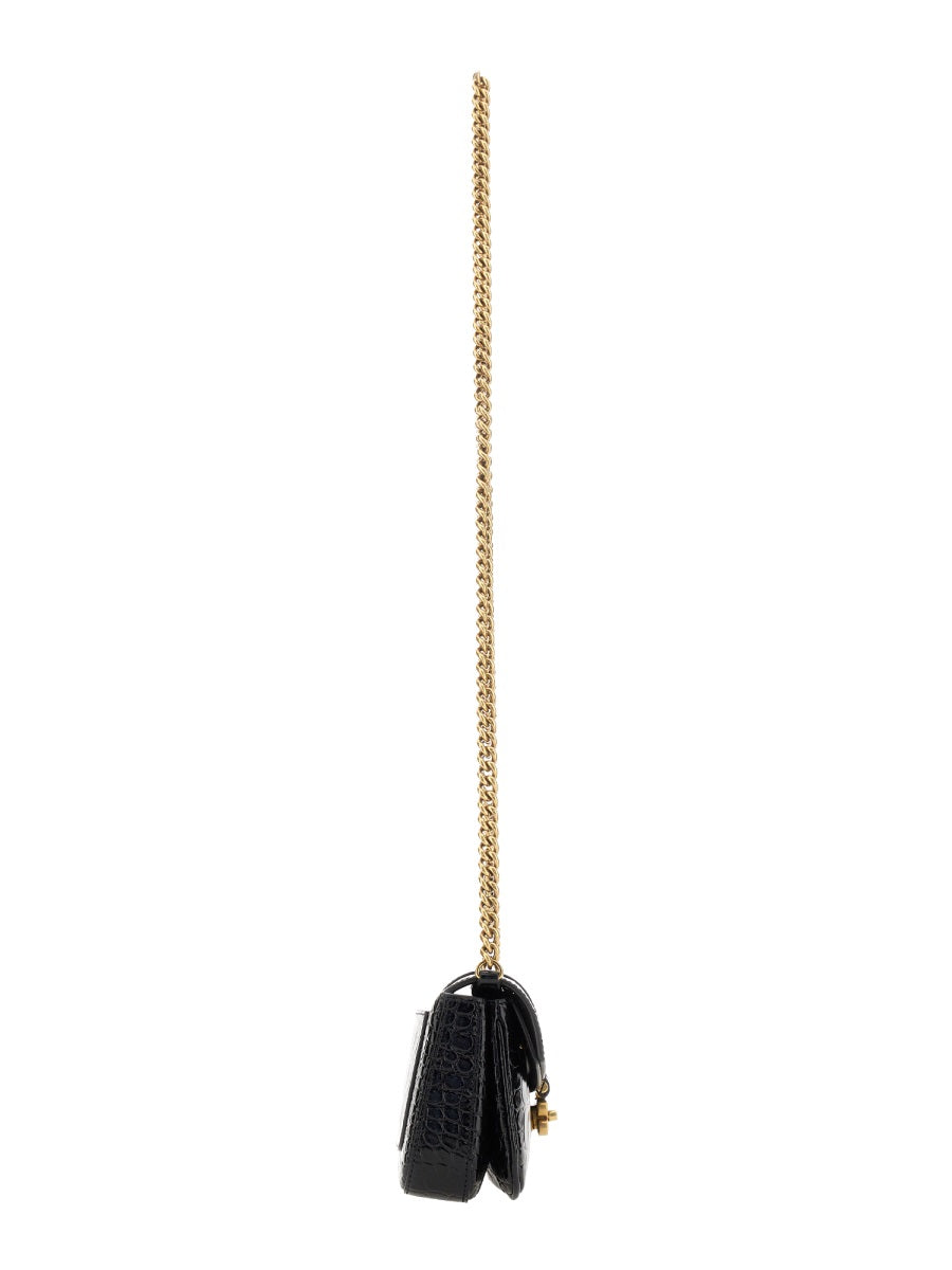 BALENCIAGA Mini Chain Flap Shoulder Bag