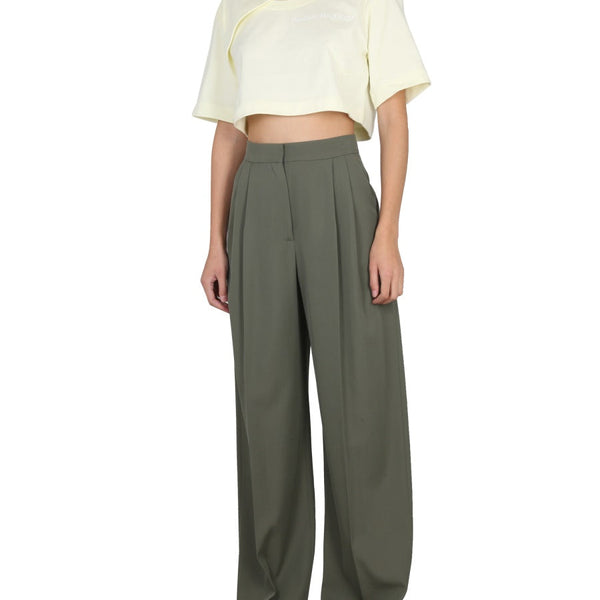 Alexander Mcqueen Women Wide Leg Pants
