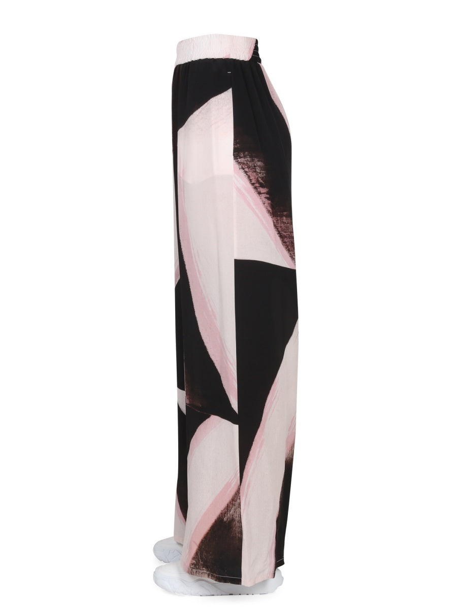 Alexander Mcqueen Women Brushstroke Graphic Pants