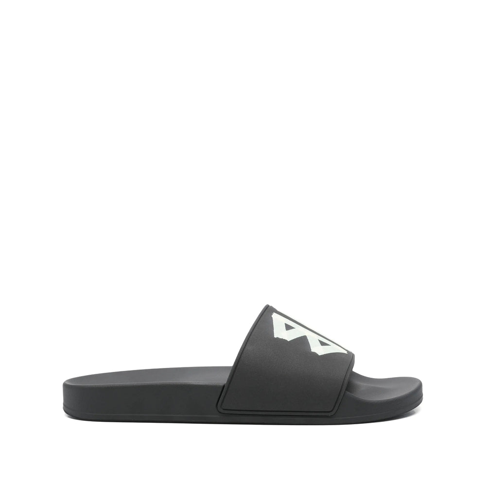 Balenciaga Black Flip-Flops & Slides Men