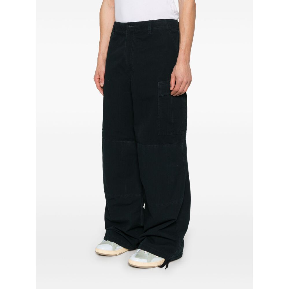 Balenciaga Blue Trousers - Loose Fit Men