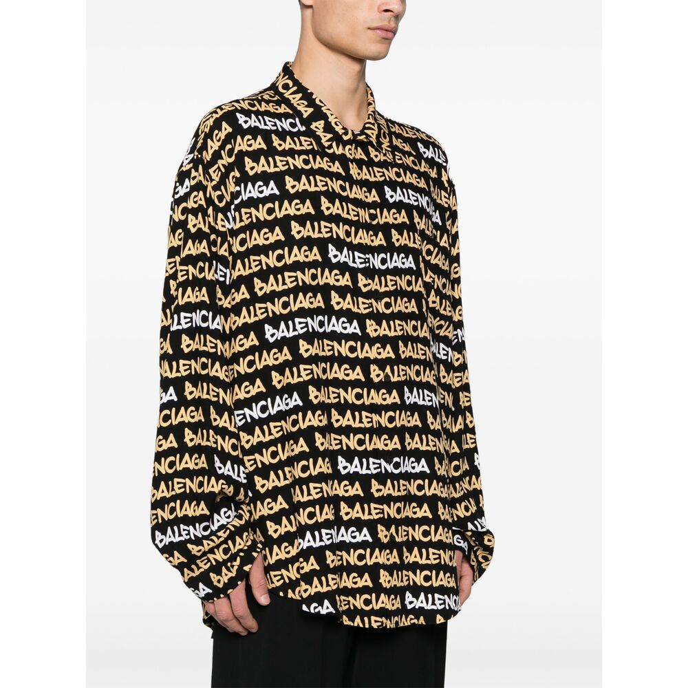 Balenciaga Black Shirts Men