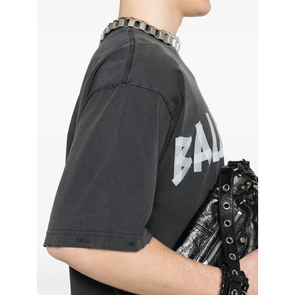 Balenciaga Black T-Shirts & Vests - T-Shirts Men
