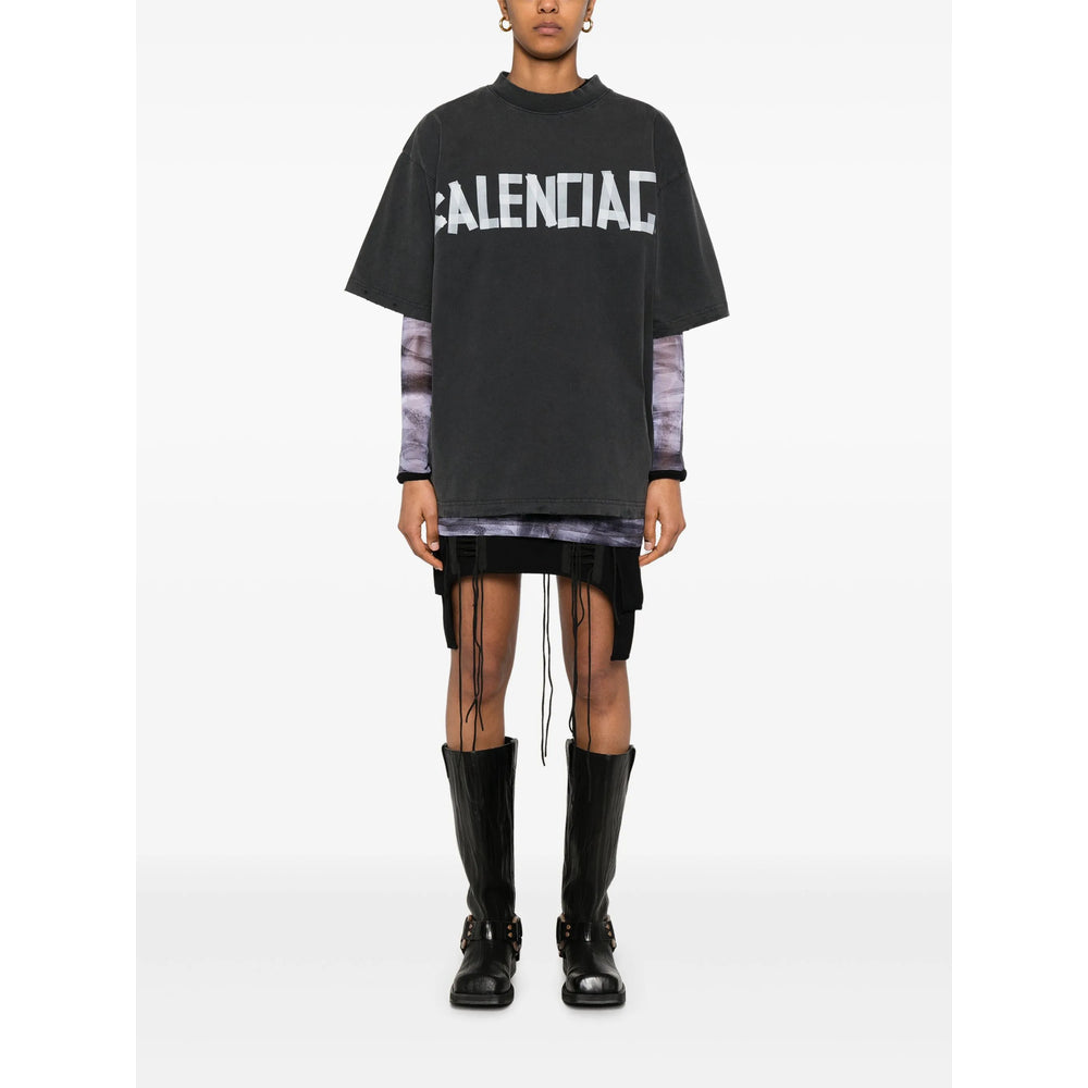 Balenciaga Black T-Shirts & Vests - T-Shirts Men