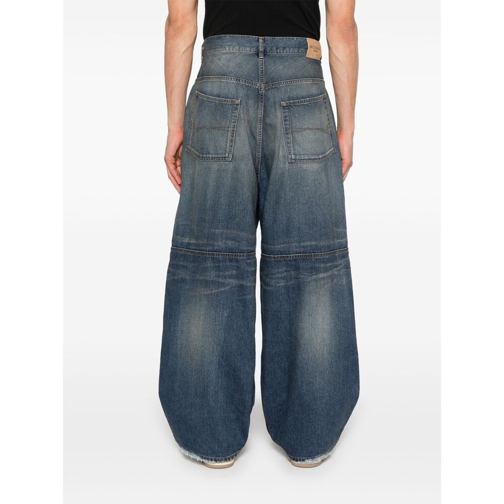 Balenciaga Blue Denim - Loose-Fit Jeans Men