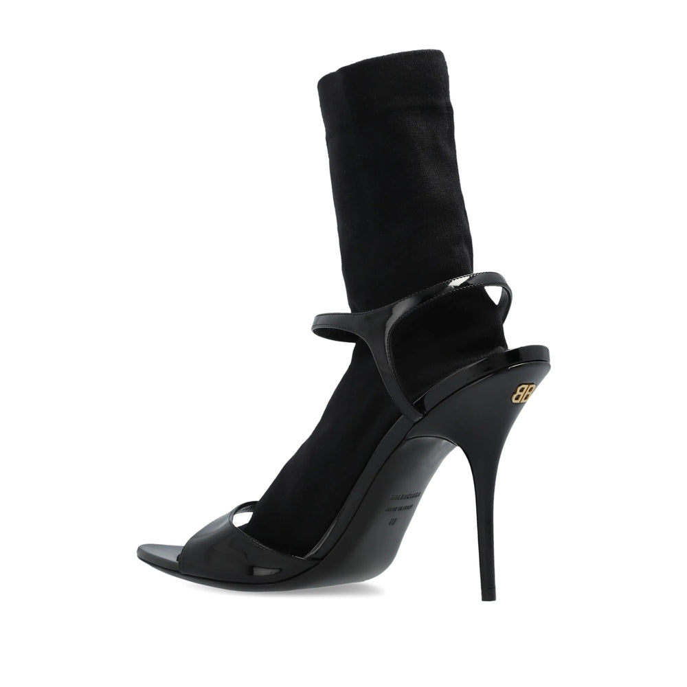 Balenciaga Black Sandals Women