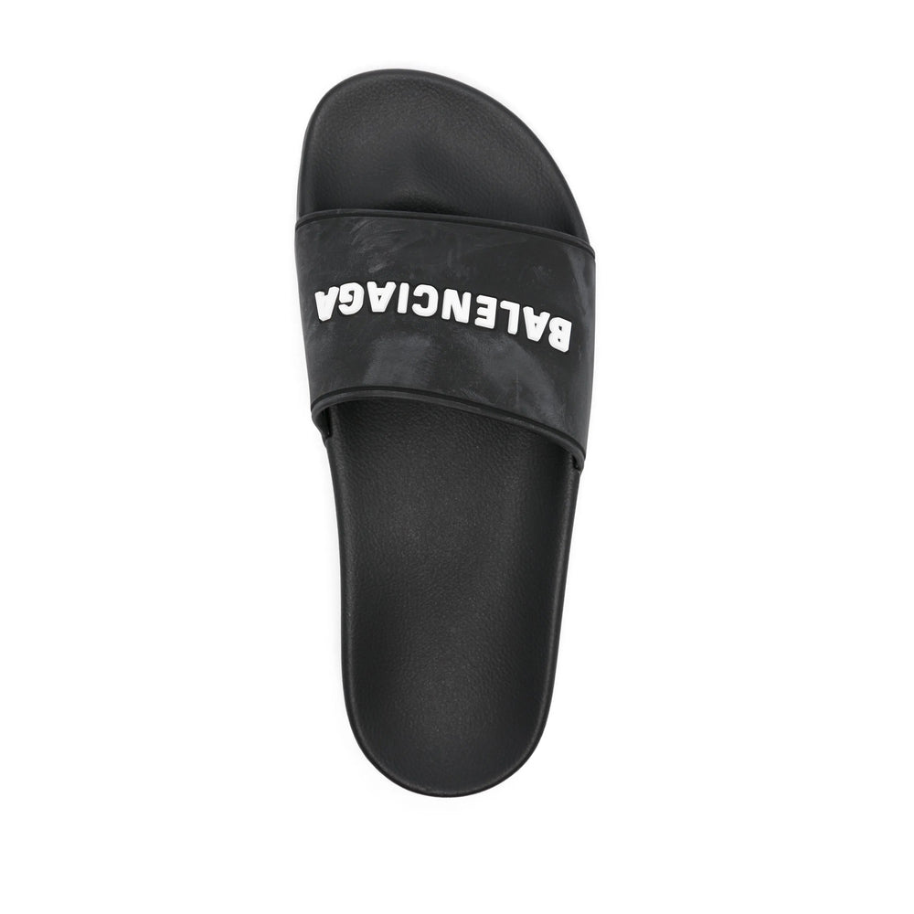 Balenciaga Black Flip-Flops & Slides Women