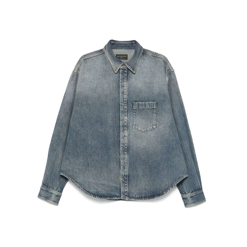 Balenciaga Blue Jackets - Denim Jackets Women