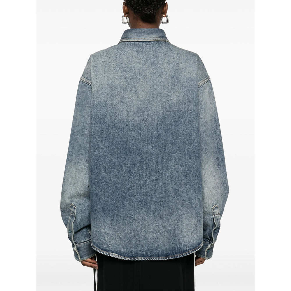 Balenciaga Blue Jackets - Denim Jackets Women