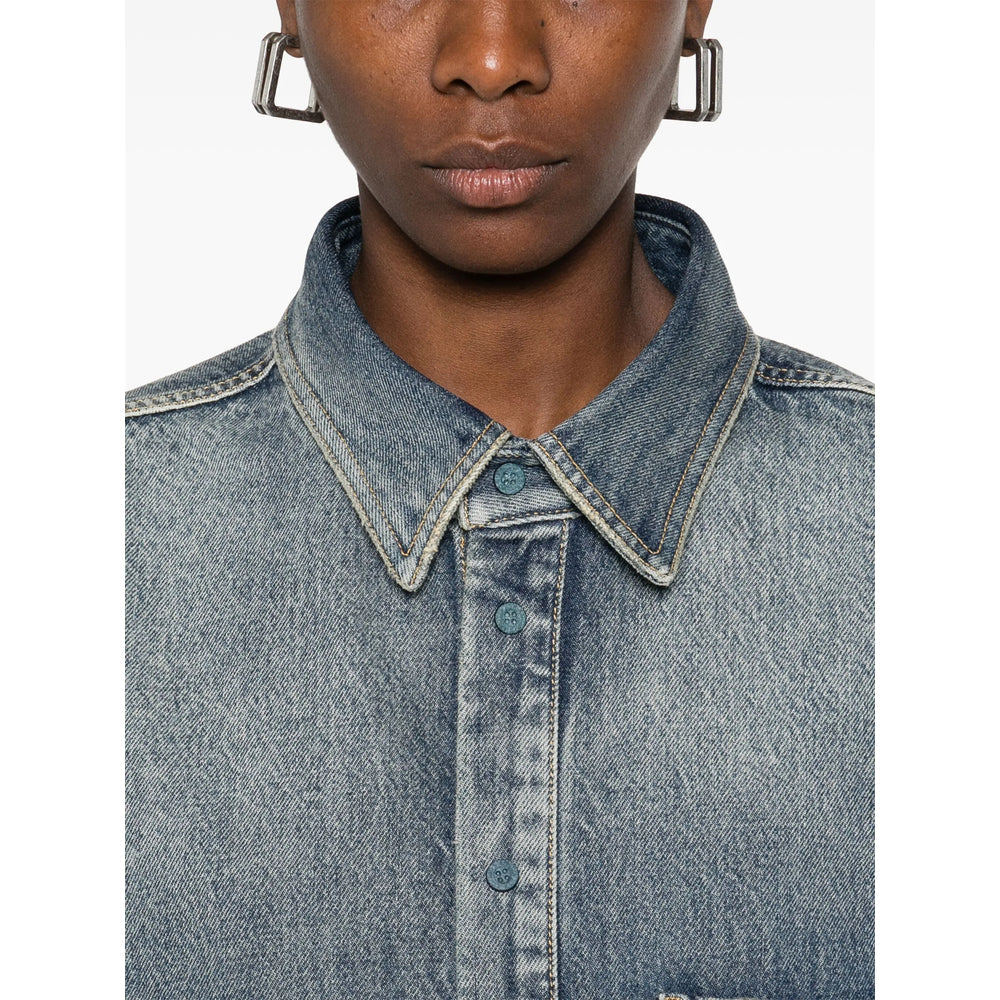 Balenciaga Blue Jackets - Denim Jackets Women
