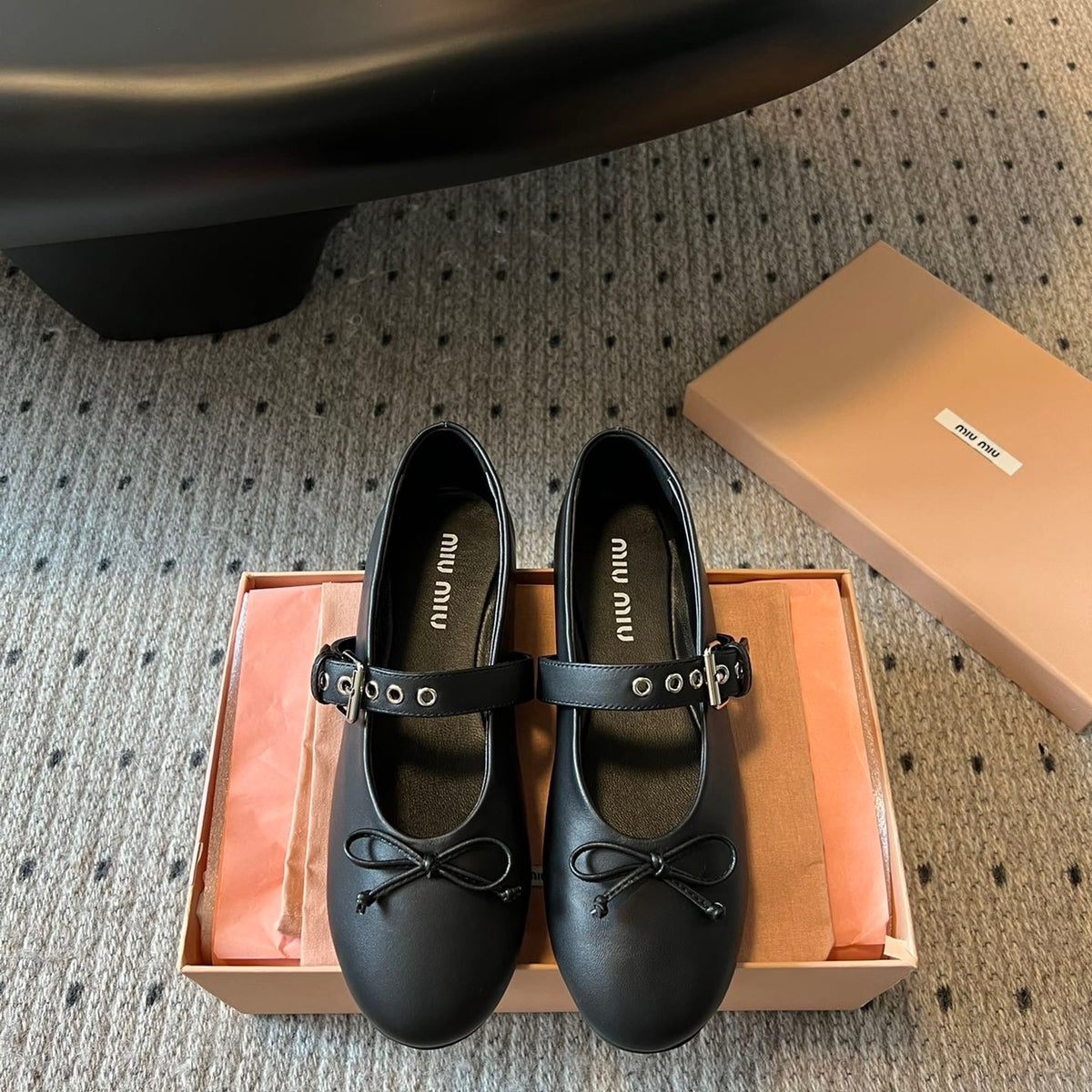 MIU M BALLERINA FLATS