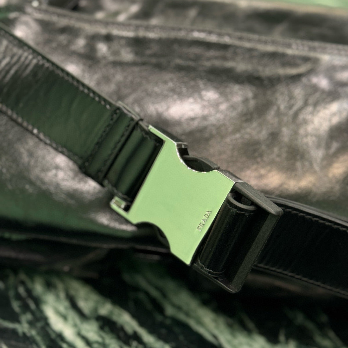 PD LEATHER SHOULDER BAG