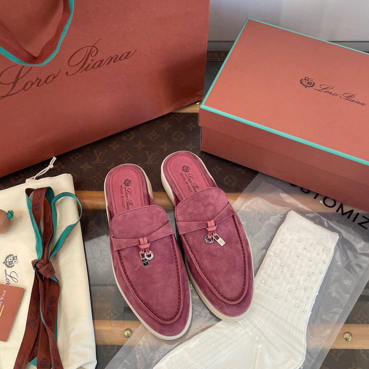 LORO P SUMMER CHARMS LOAFERS