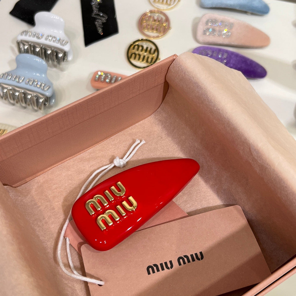 MIU M HAIR CLIP