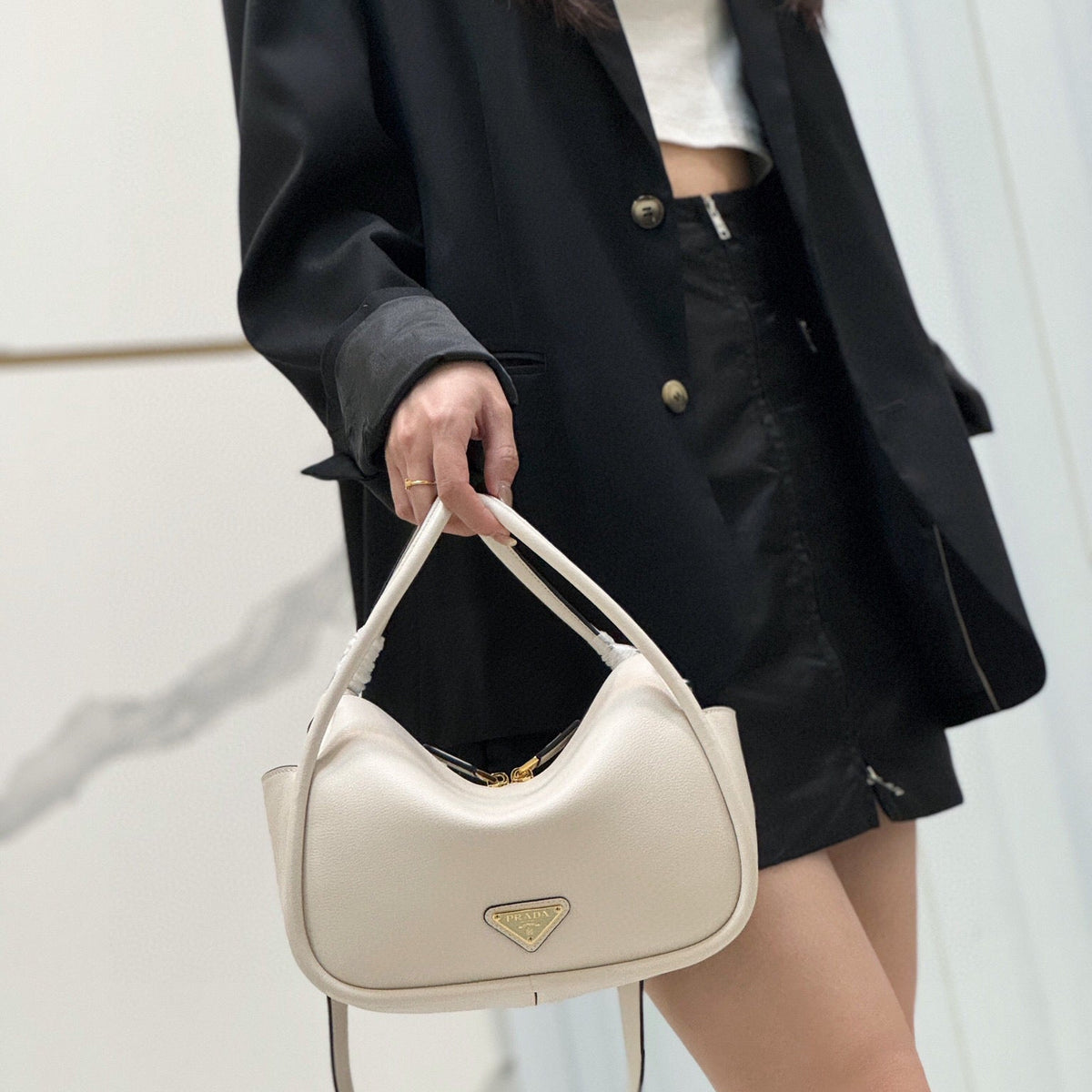 PD LEATHER HANDBAG