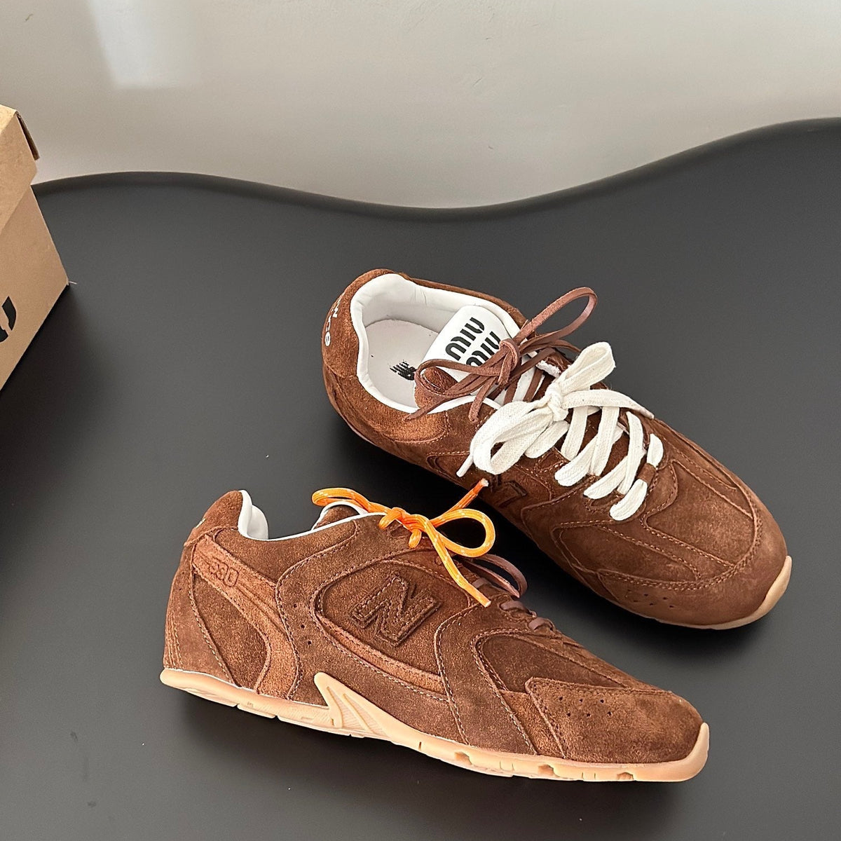 MIU M x NEW BALANCE TRAINERS