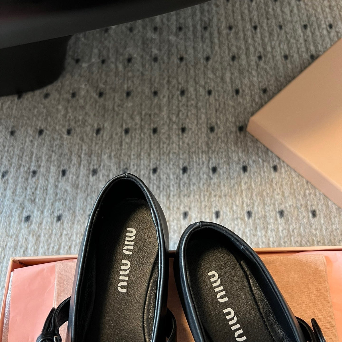 MIU M BALLERINA FLATS