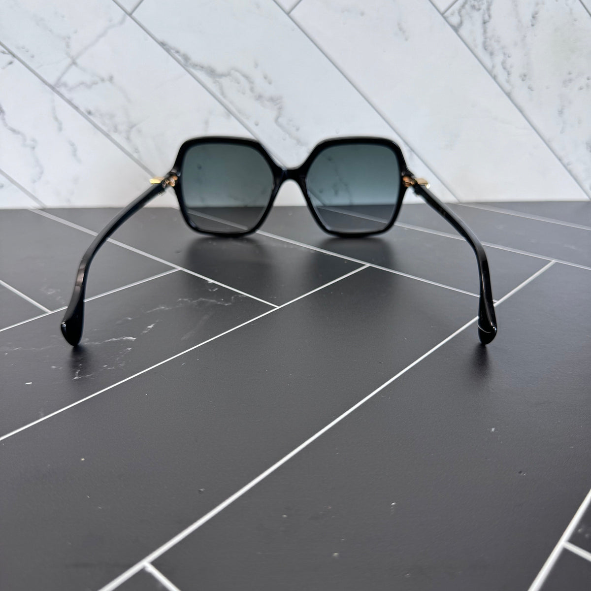 Gucci Black & Gold GG Sunglasses