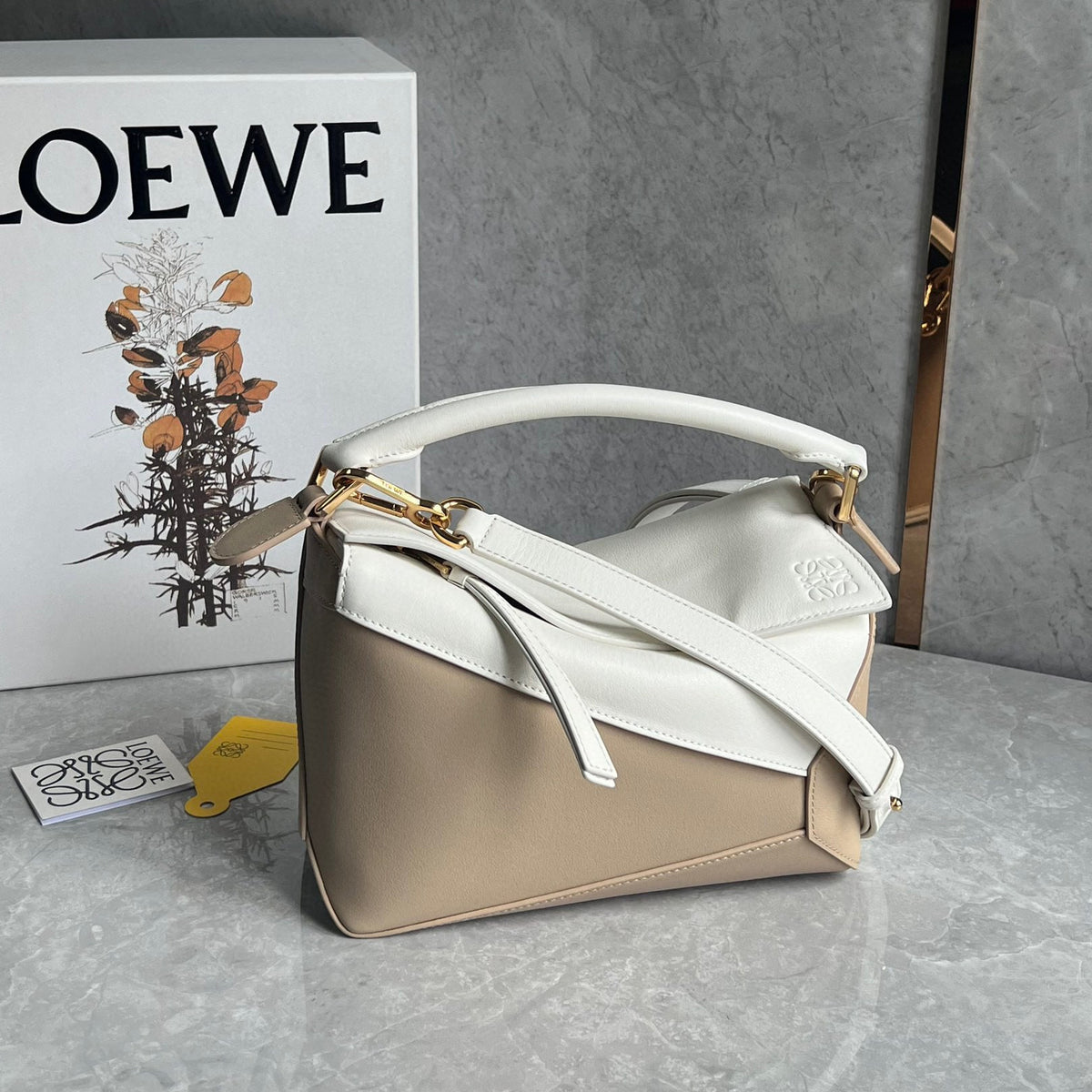LOEW SMALL PUZZLE EDGE BAG