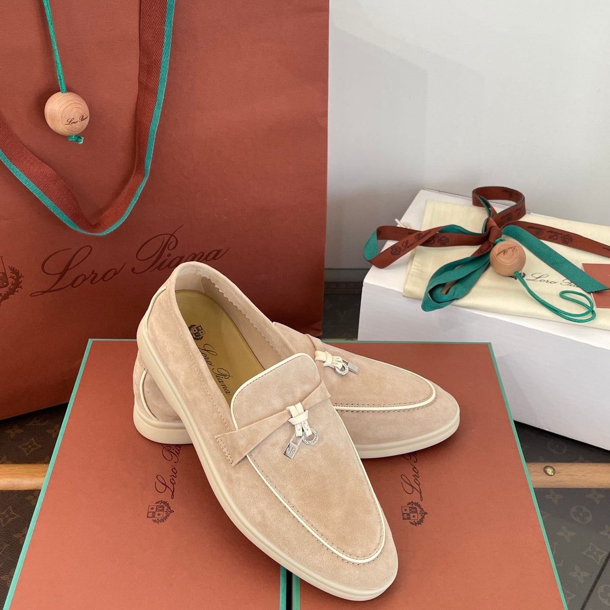 LORO P SUMMER CHARMS LOAFERS