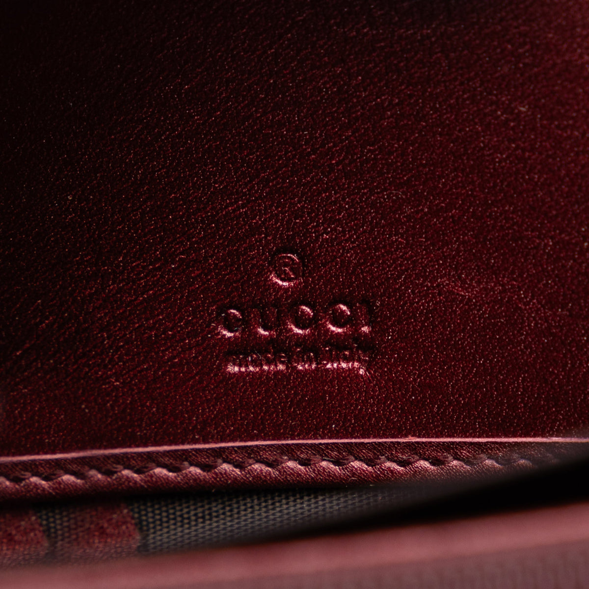 GUCCIssima Patent Zip Around Long Wallet Long Wallets