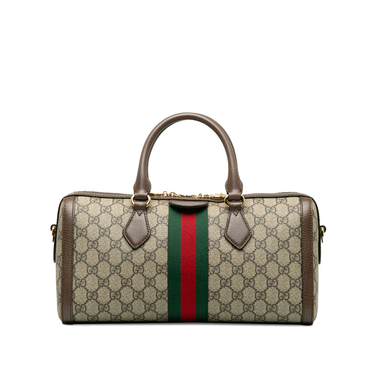 GUCCI GG Supreme Ophidia Web Satchel