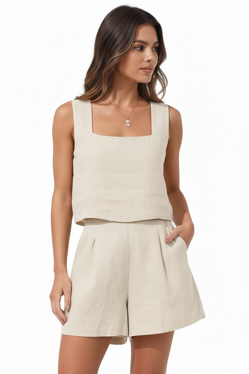 Aurora | Linen Two-Piece Set