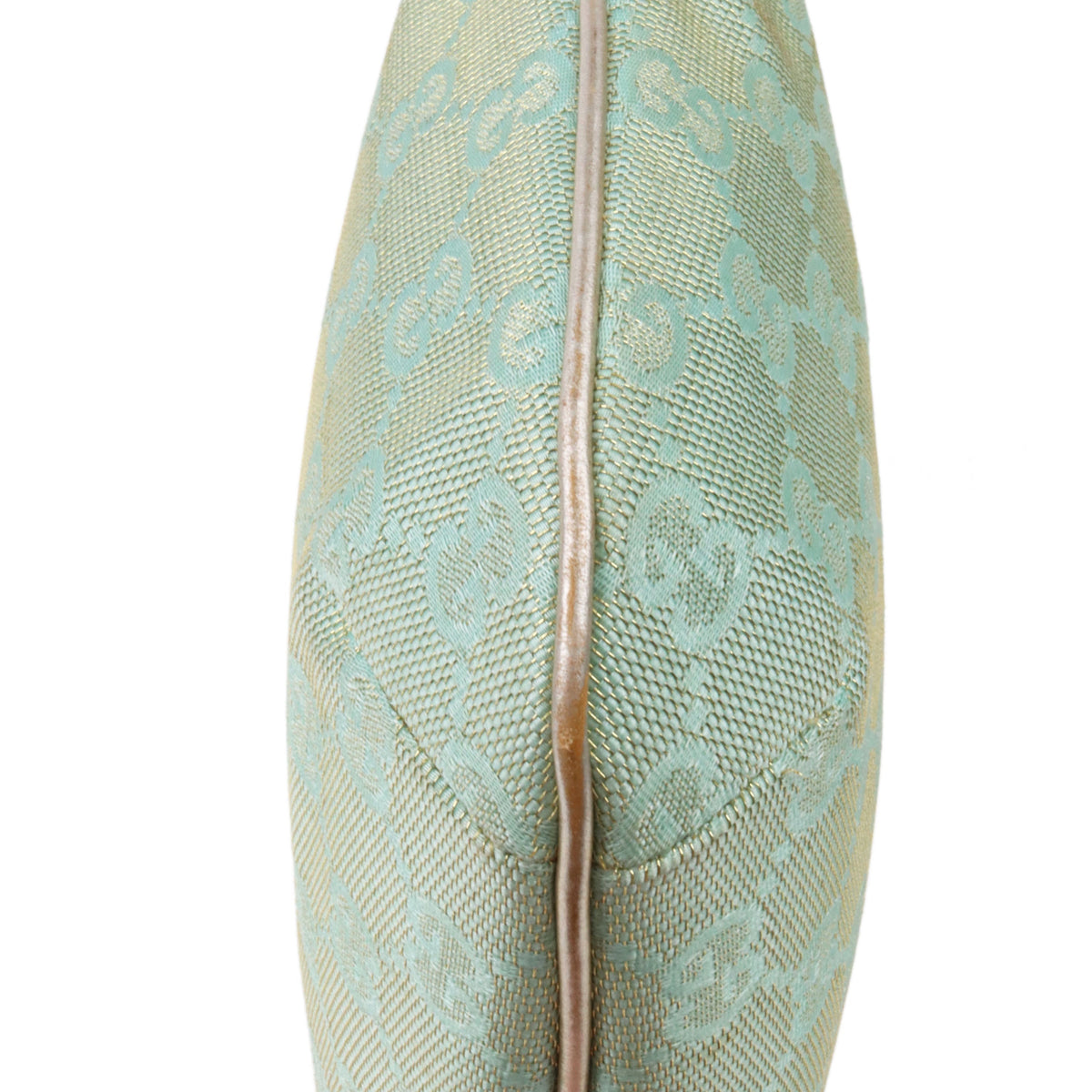 Gucci Vintage Turquoise Crescent Shoulder Bag.