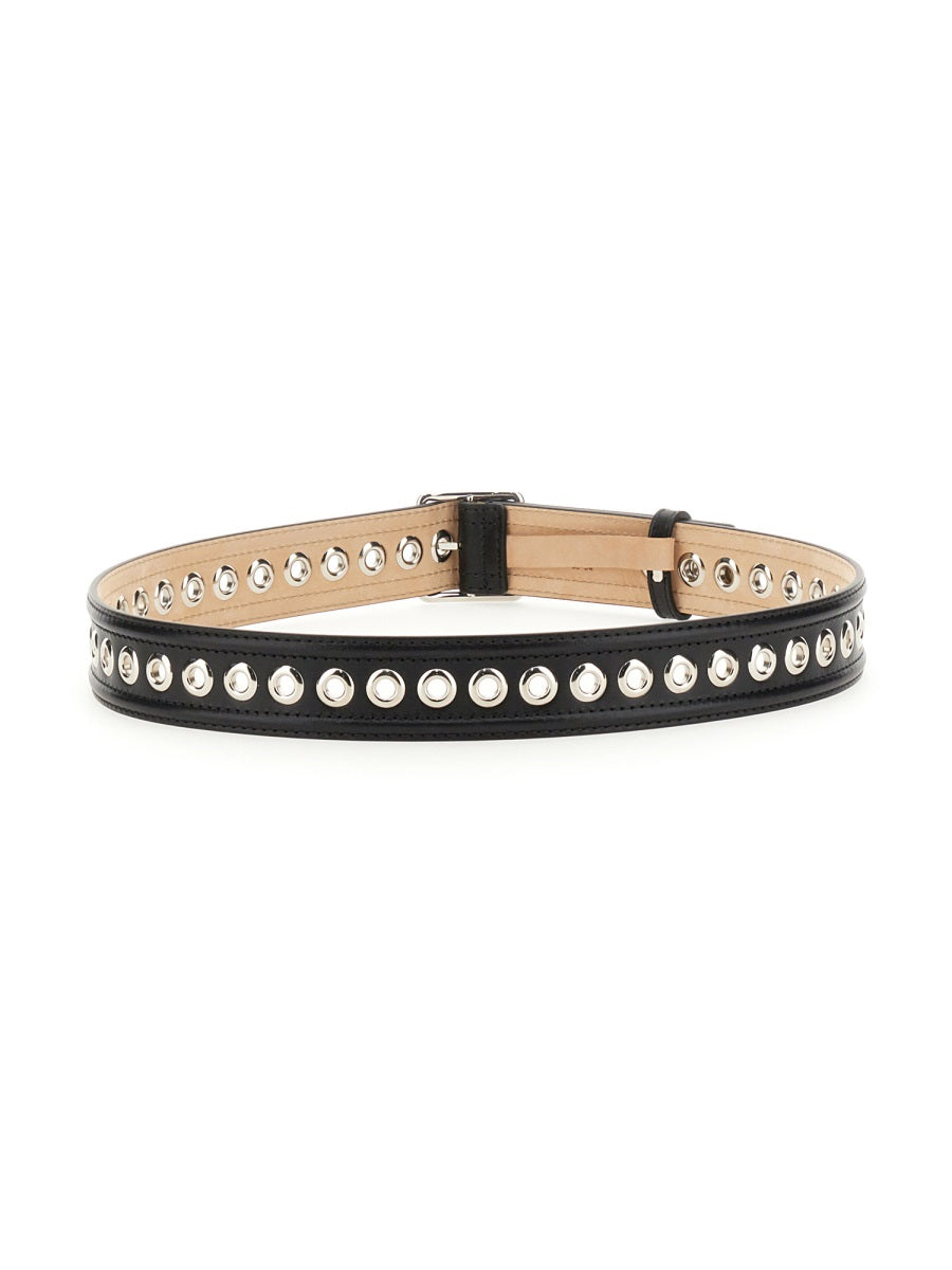 Alexander Mcqueen Women Medium Belt With Eyelets