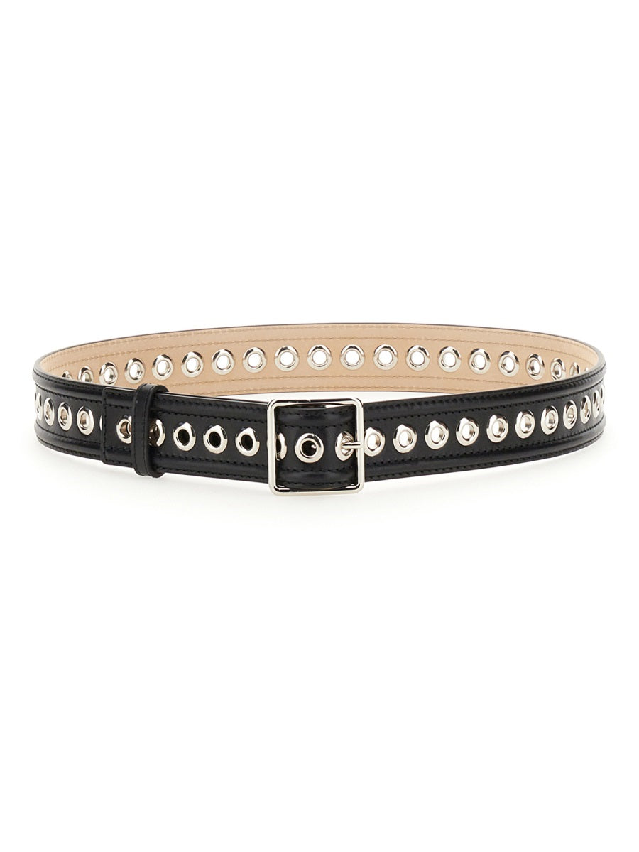 Alexander Mcqueen Women Medium Belt With Eyelets