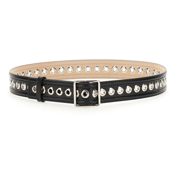 Alexander Mcqueen Women Medium Belt With Eyelets