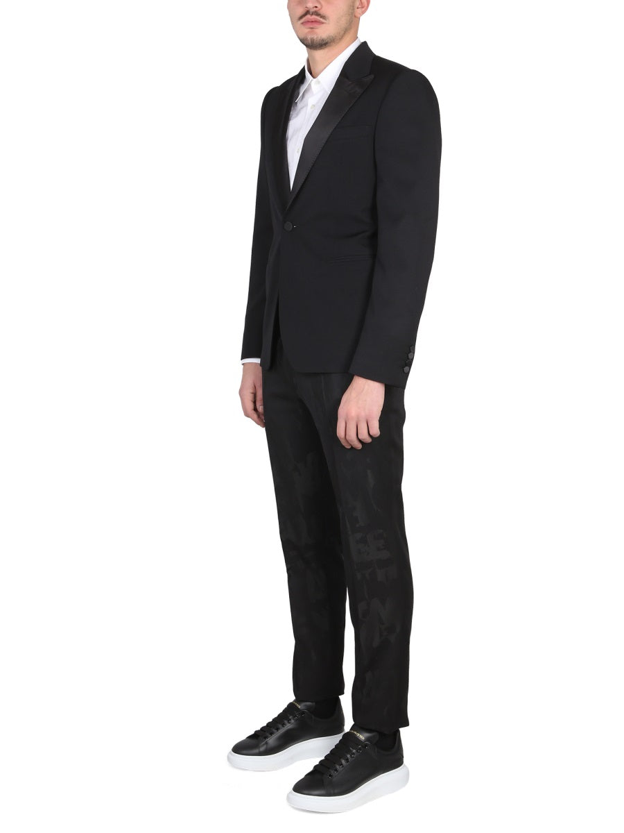 Alexander Mcqueen Men Single-Breasted Suit Jacket