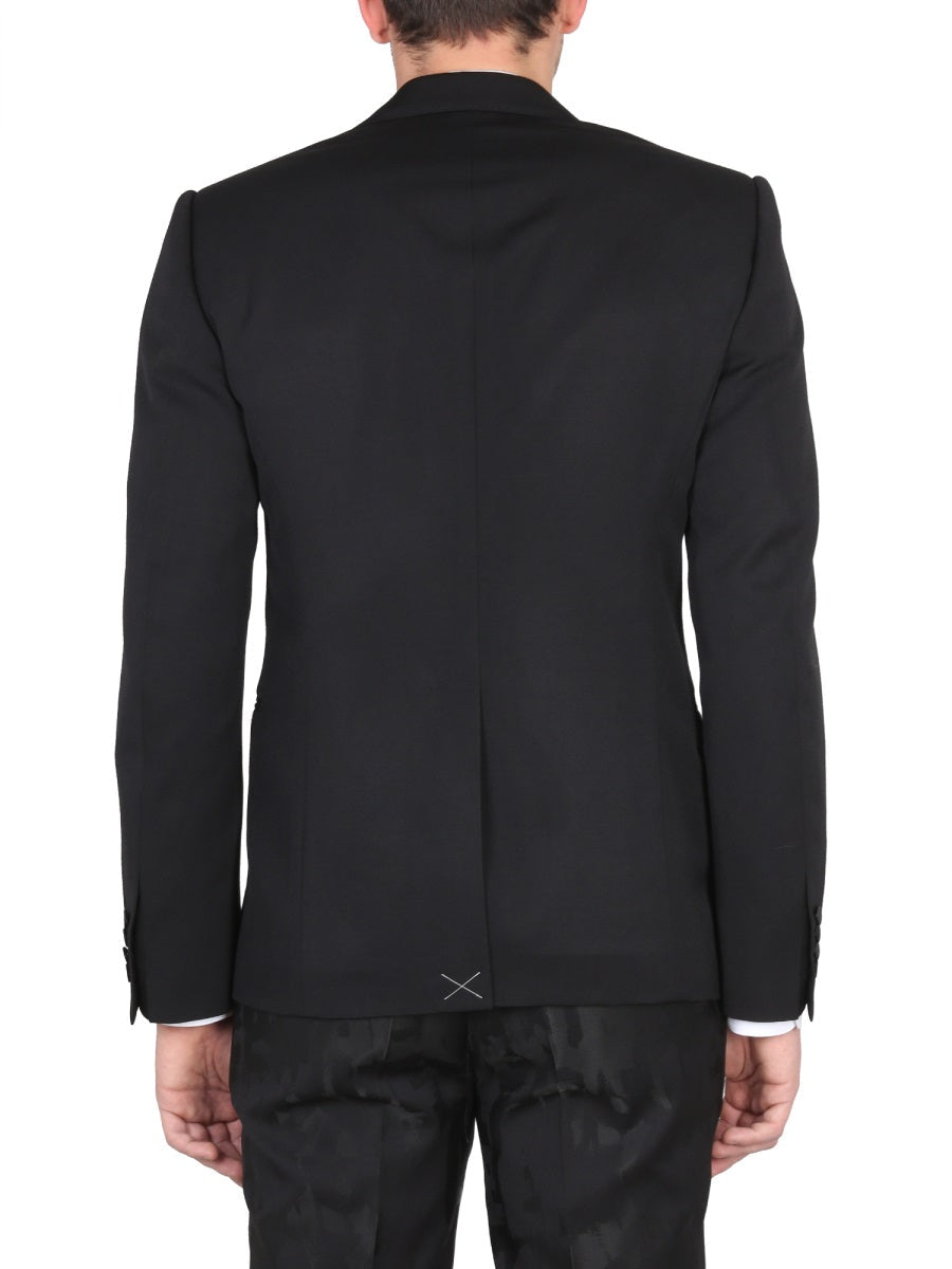 Alexander Mcqueen Men Single-Breasted Suit Jacket