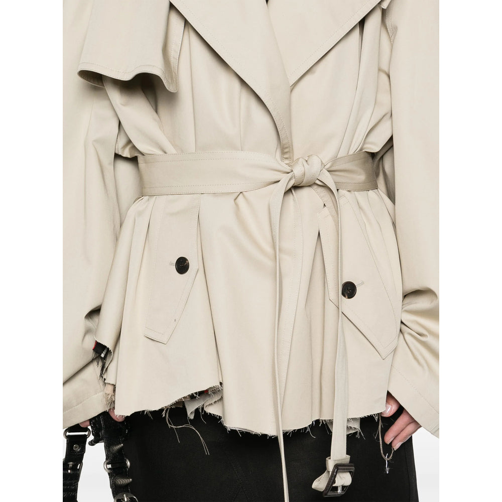 Balenciaga Neutrals Coats - Trench & Raincoats Women