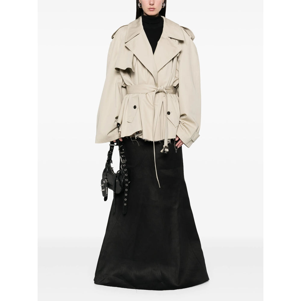 Balenciaga Neutrals Coats - Trench & Raincoats Women