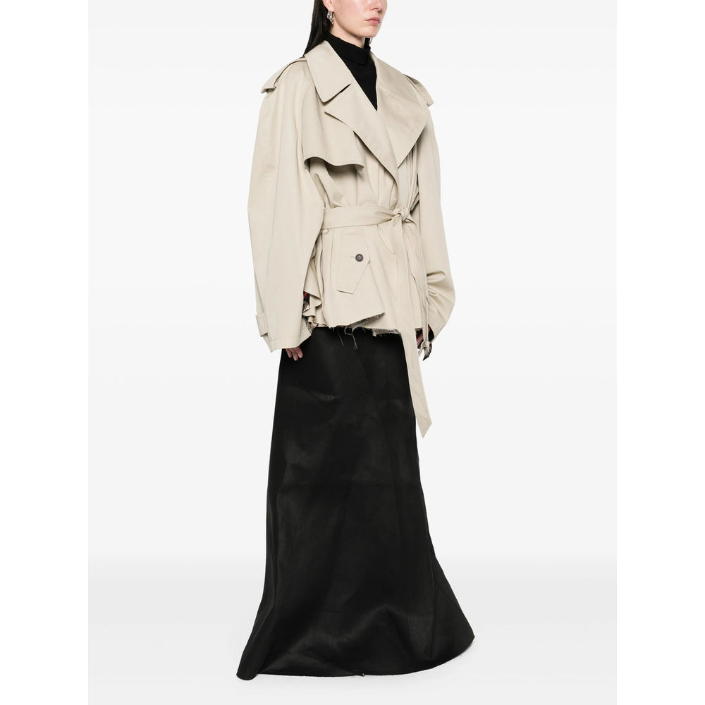 Balenciaga Neutrals Coats - Trench & Raincoats Women